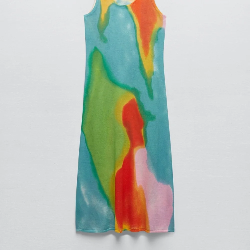 Zara limited edition fun midi dress you cannot miss - Picture 5 of 7